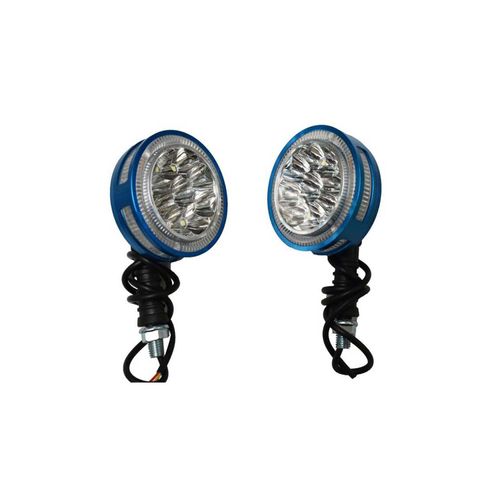 Faro Auxiliar Redondo De Metal REM2689