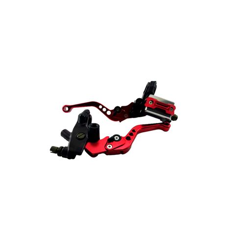 Juego De Manijas Y Bomba De Freno – Universales 6 Posiciones Ajustables En Rojo REM3228