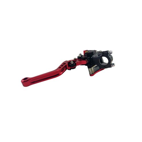 Bomba De Freno Con Manija Aluminio Roja Deposito Transparente Universal REM3241
